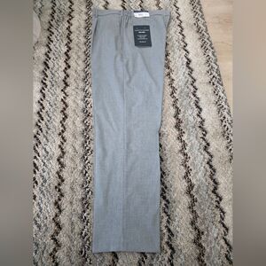 Tommy Hilfiger Mens Dress Pants 40x32 Grey Wrinkle Free NWT Career $95 Relax Fit